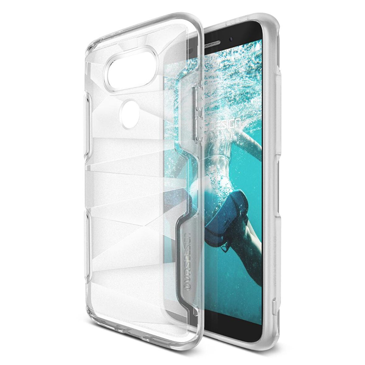 Verus LG G5 ile Uyumlu Shine Guard Kılıf Clear
