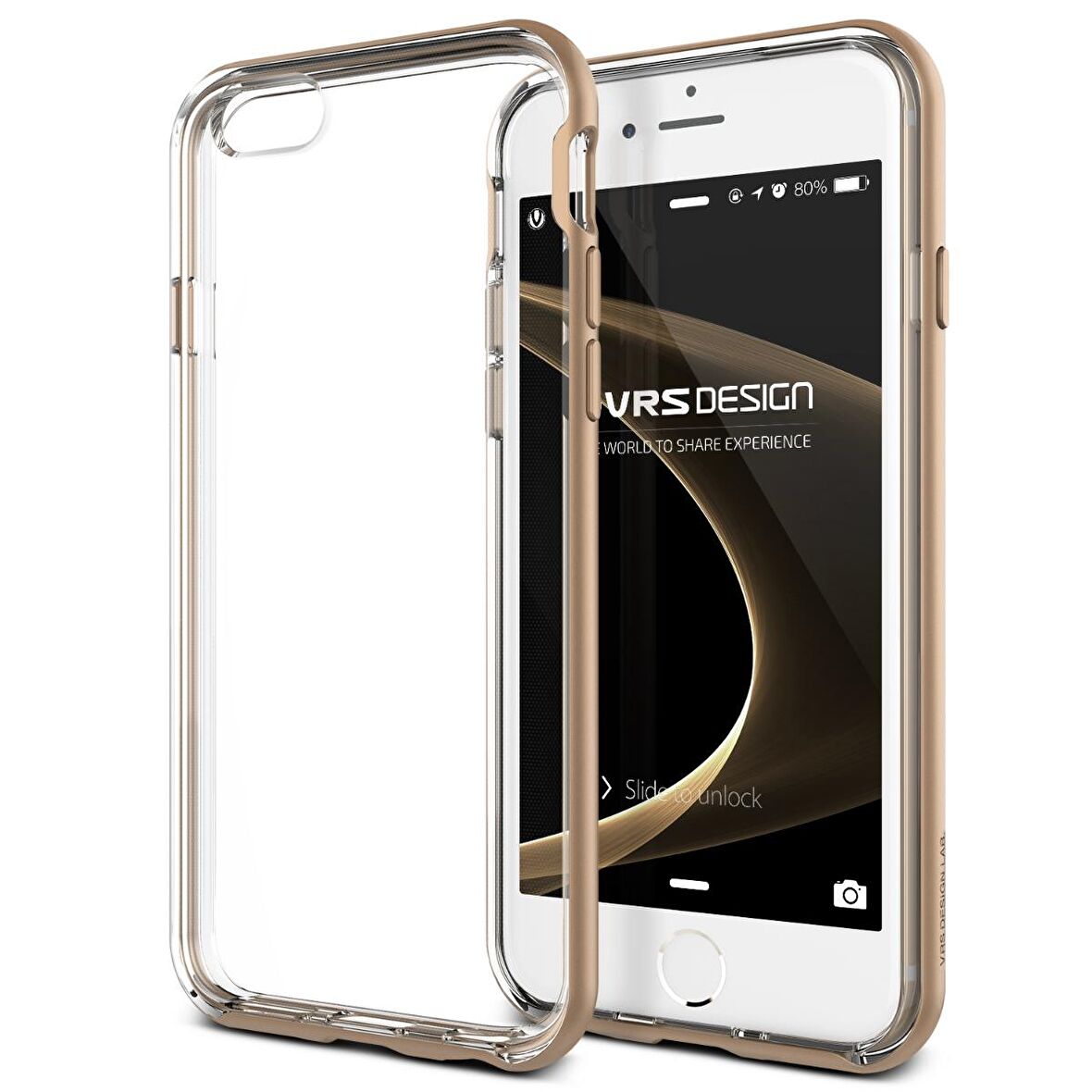 Verus iPhone 6/6S New Crystal Bumper Series Kılıf Shine Gold