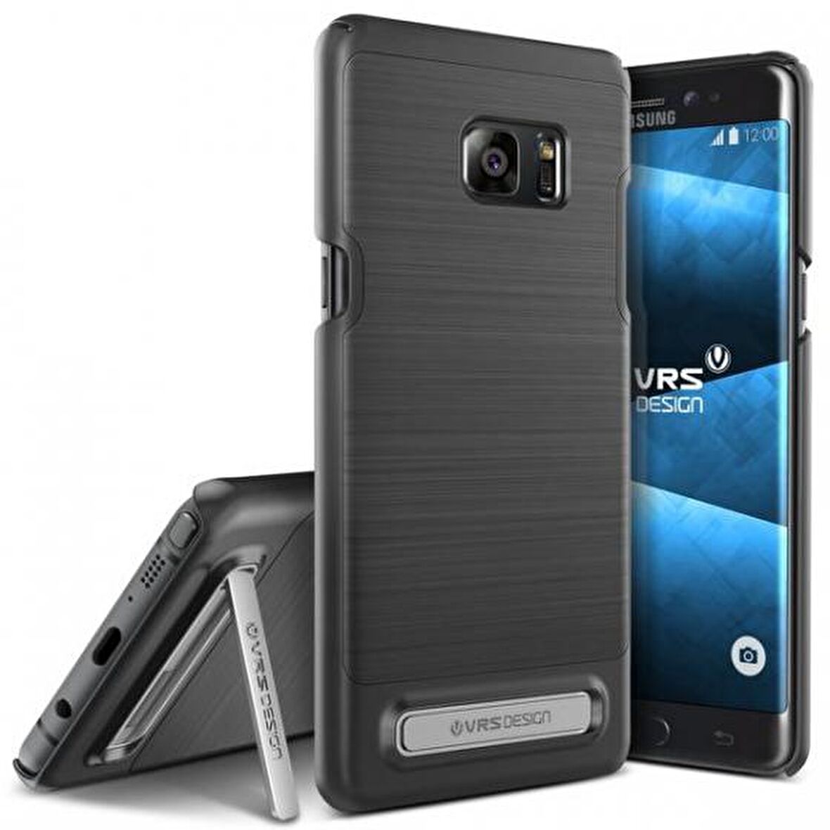 VRS Galaxy Note FE Simpli Lite Kılıf Steel Silver