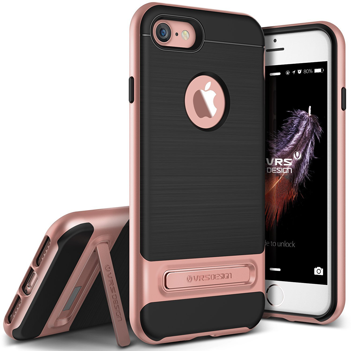 VRS iPhone 7 High Pro Shield Kılıf Rose Gold