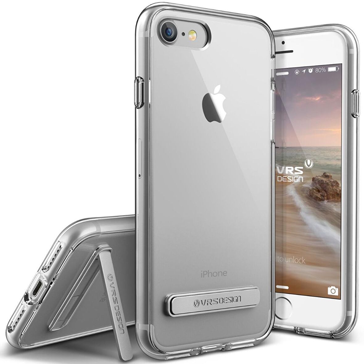 VRS Design iPhone 8 / 7 Crystal Mixx Kılıf Clear