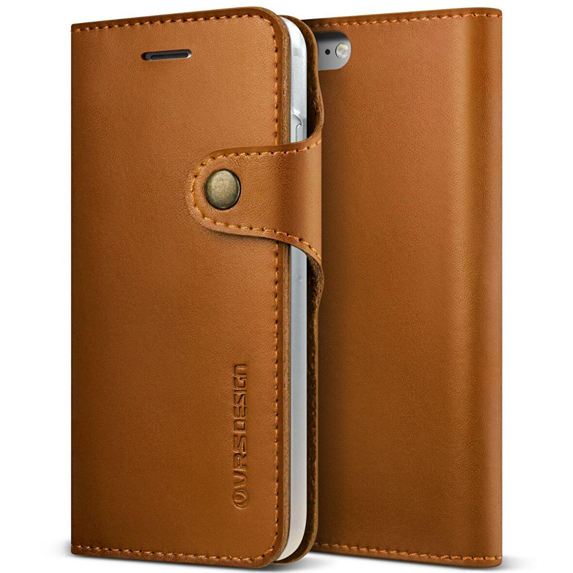 VRS Design iPhone 8 / 7 Native Diary Kılıf Brown