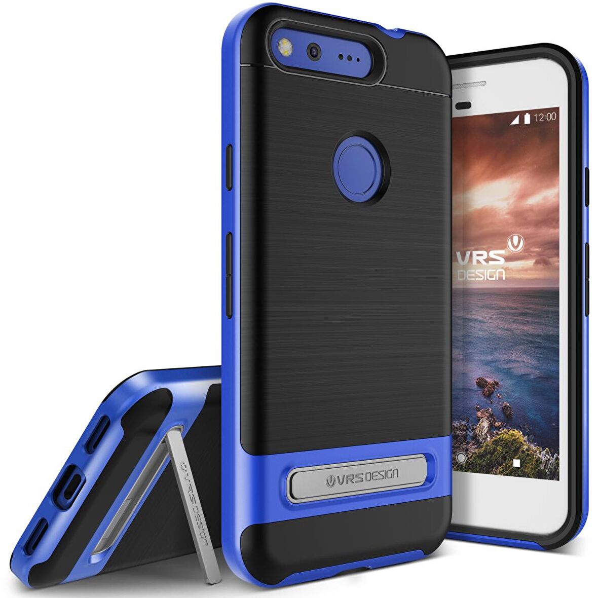 VRS Design Google Pixel ile Uyumlu High Pro Shield Kılıf Blue