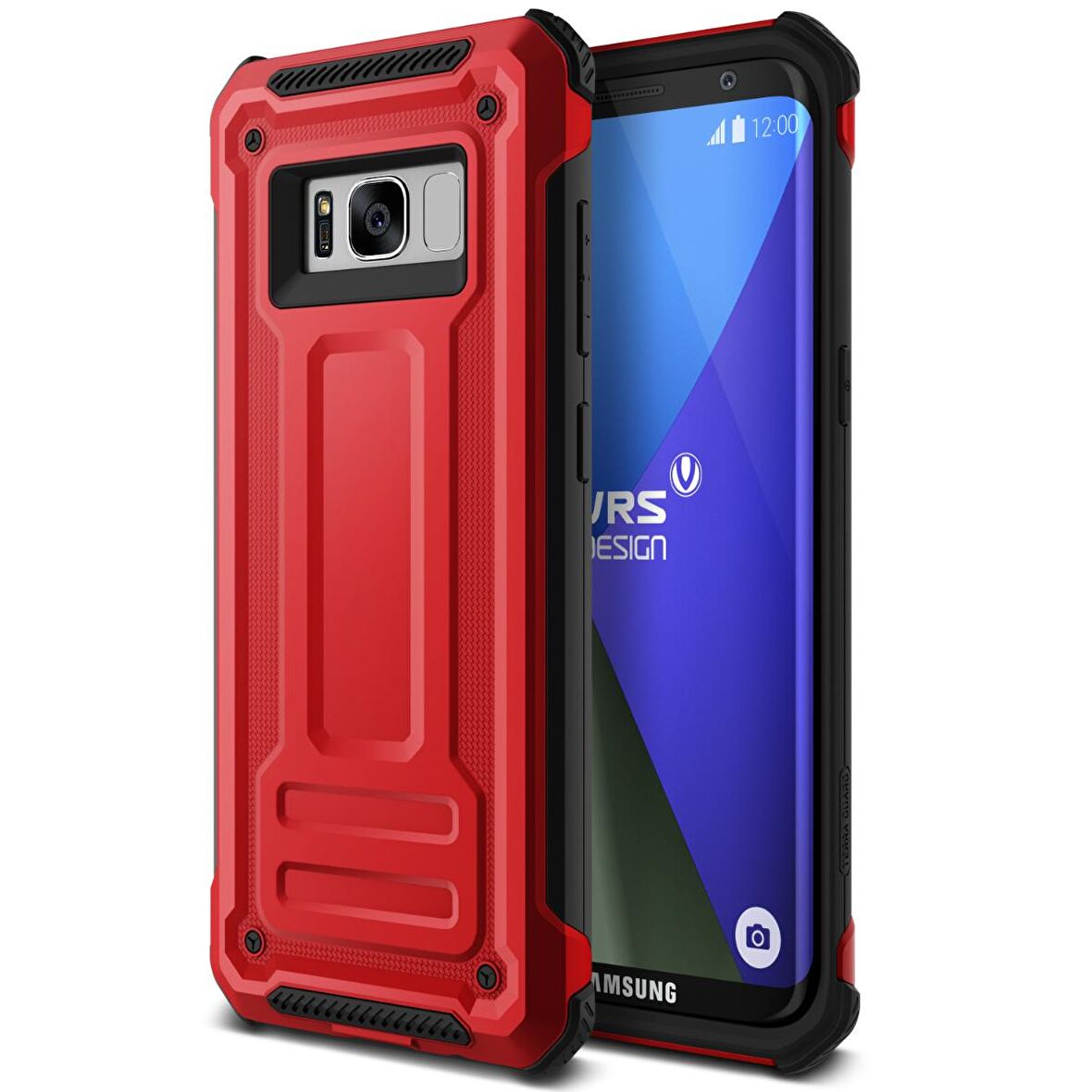 Verus Galaxy S8 Terra Guard Kılıf Crimson Red