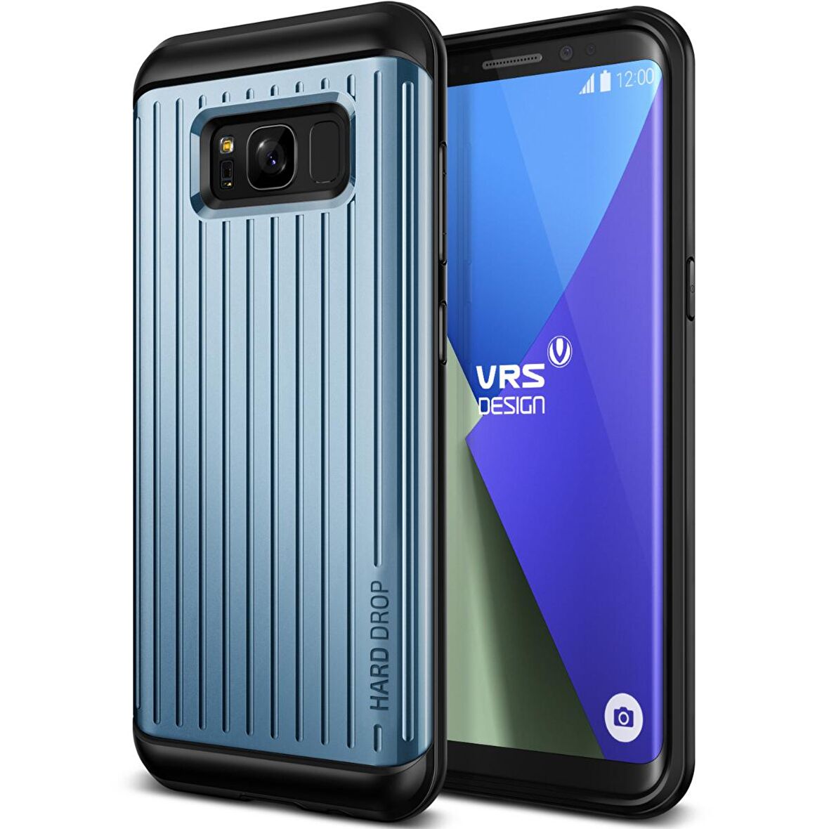 VRS Galaxy S8 Plus Waved Hard Drop Series Kılıf Blue Coral