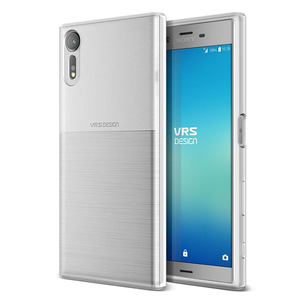 VRS Xperia XZs Single Fit Kılıf Translucent White