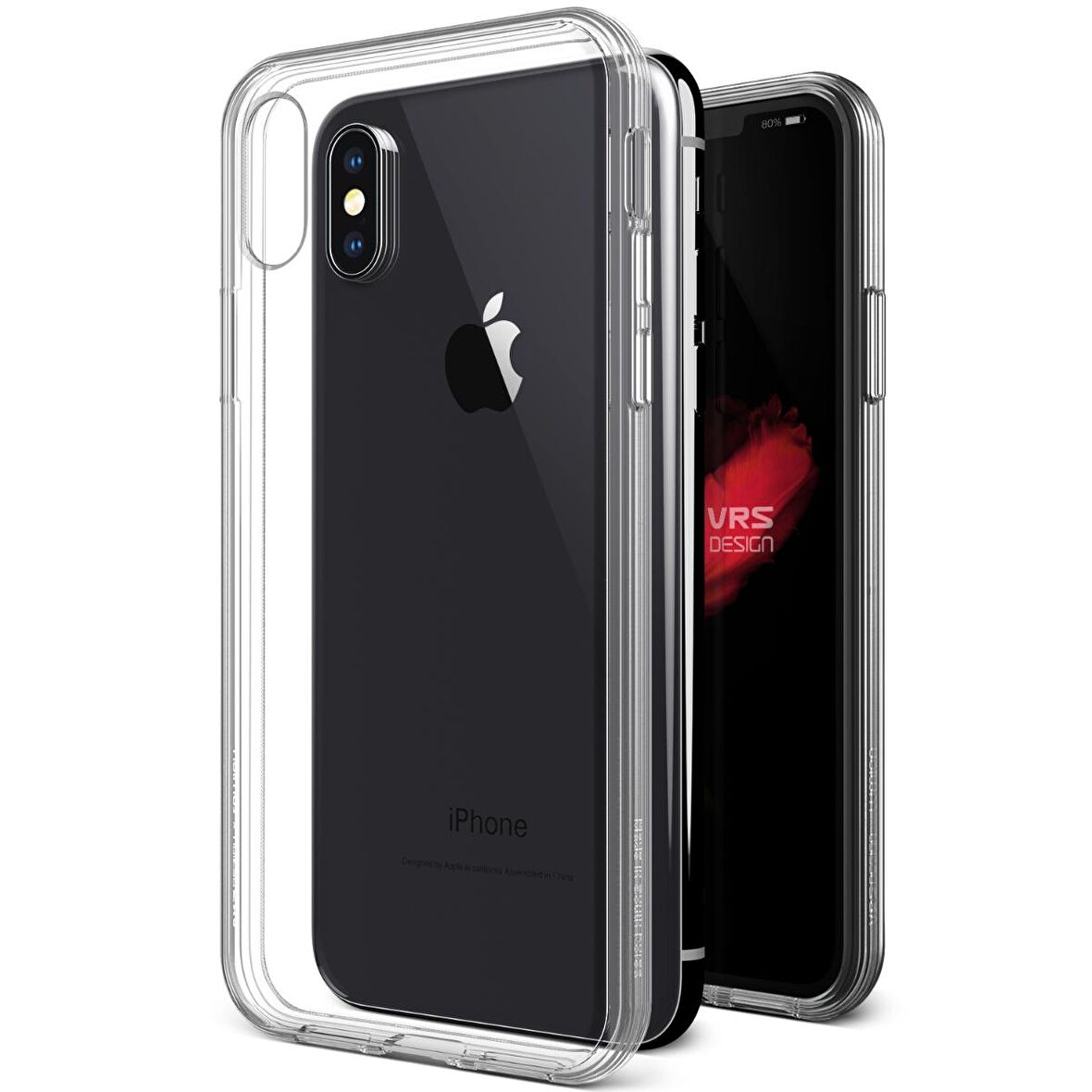 VRS Design iPhone X Crystal Touch Kılıf Clear