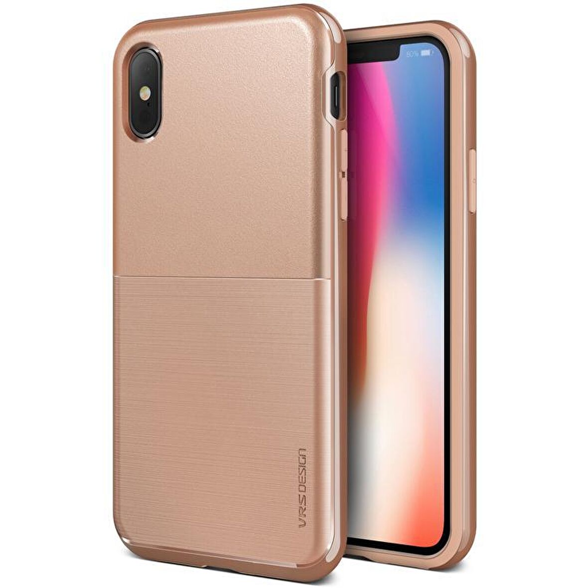VRS iPhone X High Pro Shield Kılıf Blush Gold