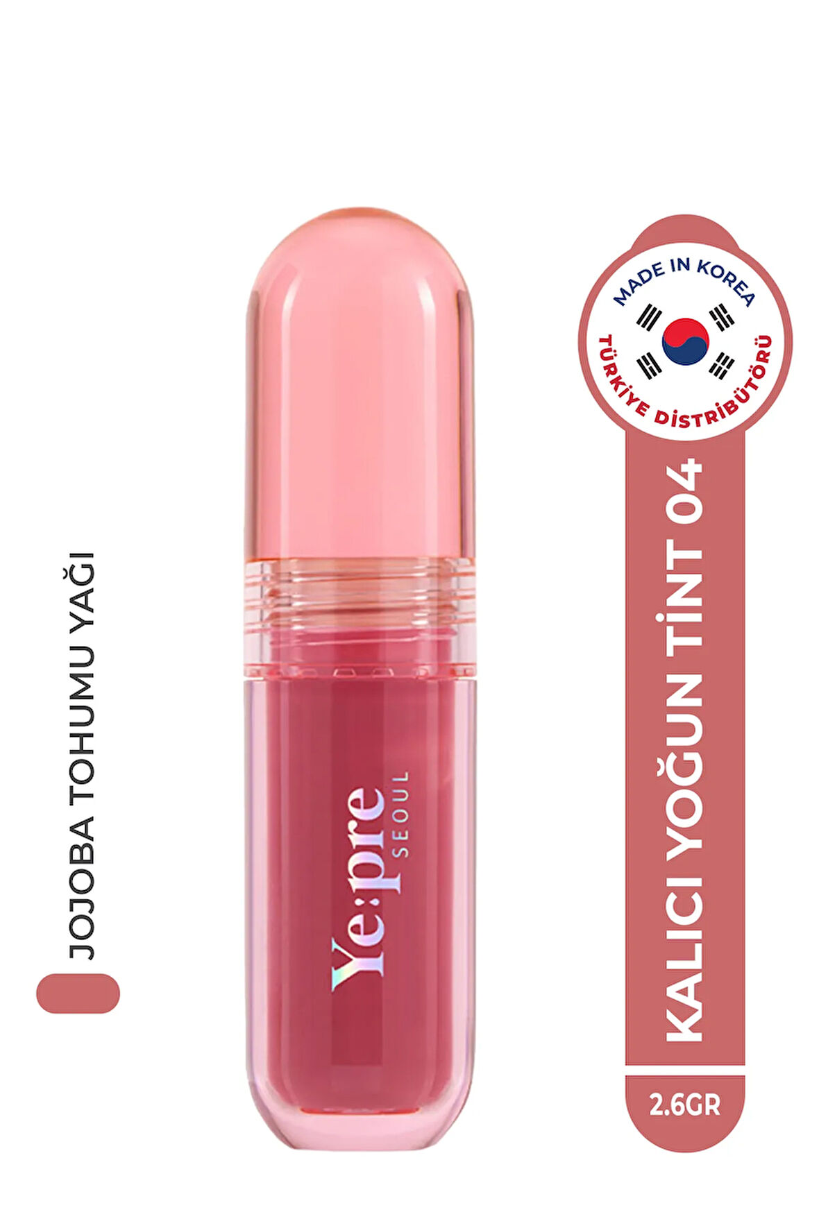 Gün Boyu Kalıcı, Kadife Dokulu, Mat Kore Lip Tint – Pretty Water Velvet Tint 2.6g (BERRY BLOSSOM)