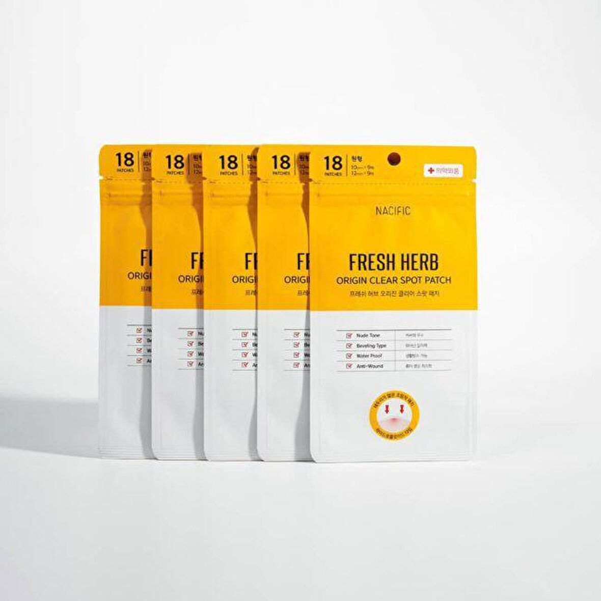 Nacific Fresh Herb Origin Clear Spot Patch Akne Bandı 18 Adet 