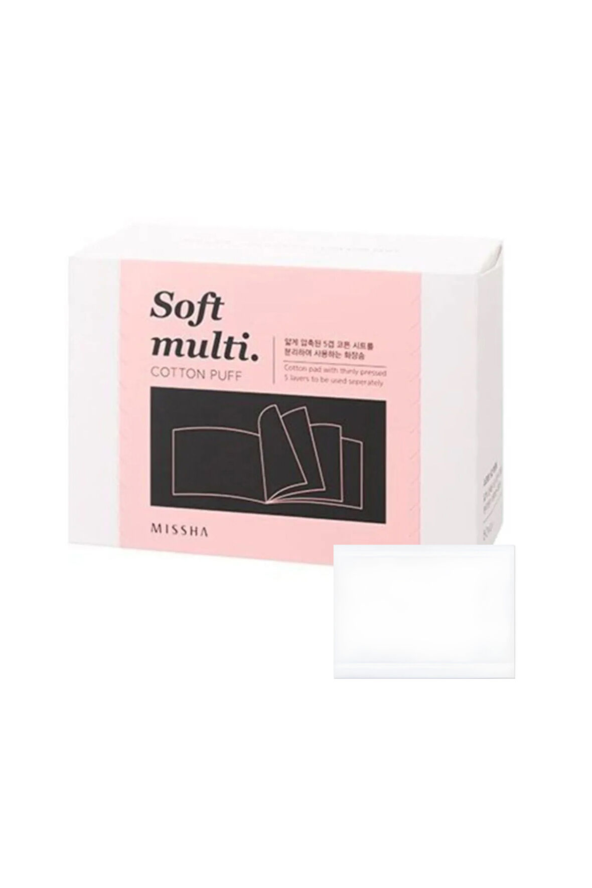 Çok Fonksiyonlu, 5 Katmanlı Sızdırmaz Pamuk MISSHA Soft 5 Layer Cotton Sheet (80 Adet)