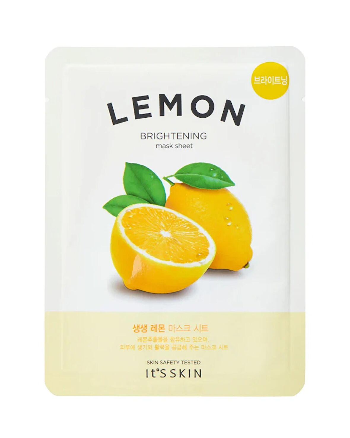 It's Skin The Fresh Mask Sheet Lemon - Limonlu Kağıt Yüz Maskesi