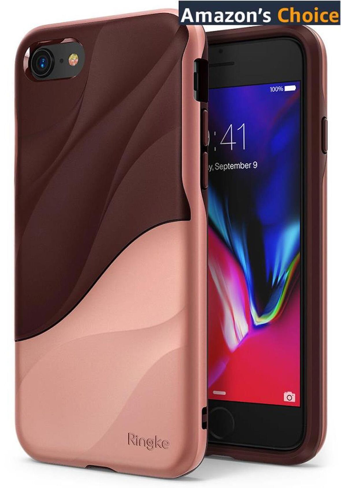 Ringke Wave iPhone 7/8 ile Uyumlu KIlıf Rose Blush