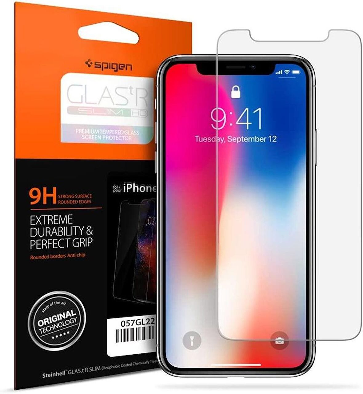 Spigen Apple iPhone 11 Pro/iPhone XS/iPhone X Cam Ekran Koruyucu GLAS.tR Slim - 057GL22586