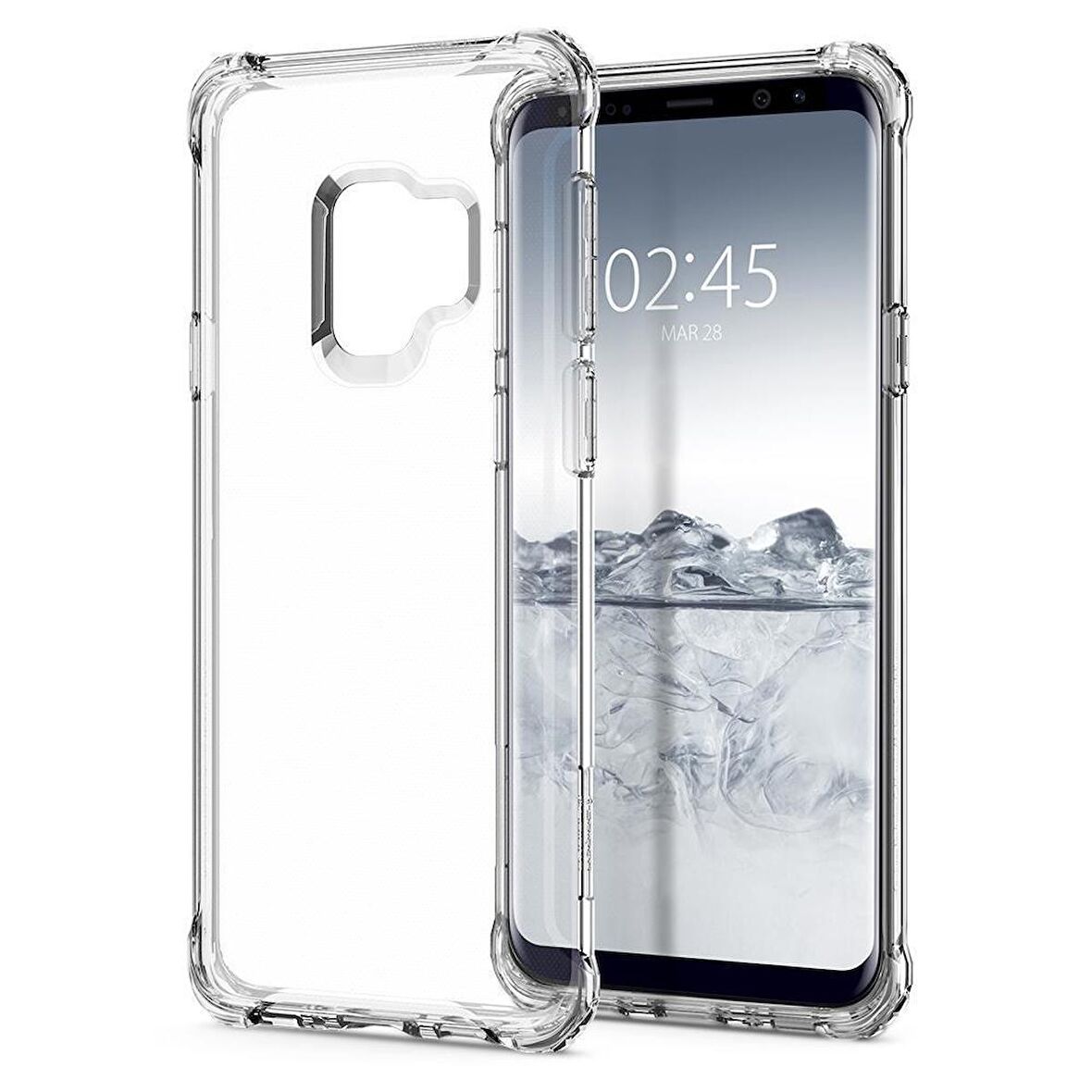 Spigen Galaxy S9 ile Uyumlu Kılıf Rugged Crystal