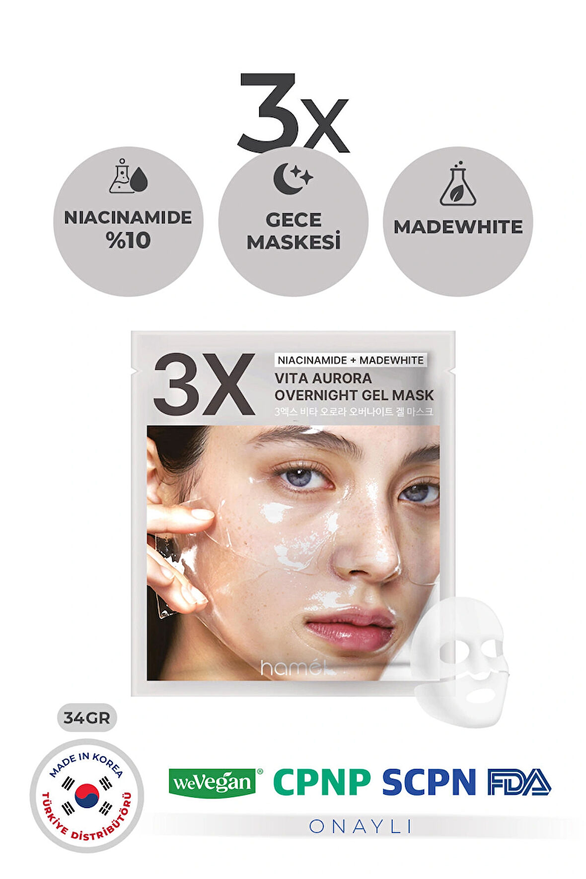 Vita Aurora Overnight Mask Yoğun Onarım Jel Gece Maskesi