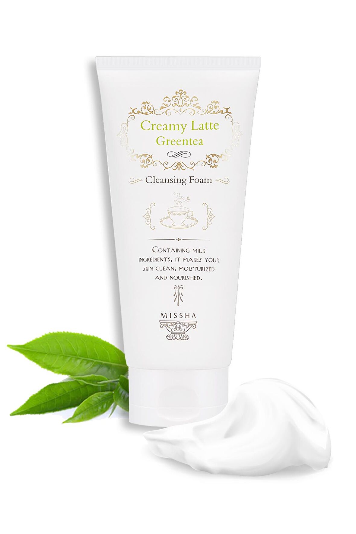 Missha Creamy Latte Karma ve Yağlı Cilt için Arındırıcı Yüz Temizleme Köpüğü 172 ml 