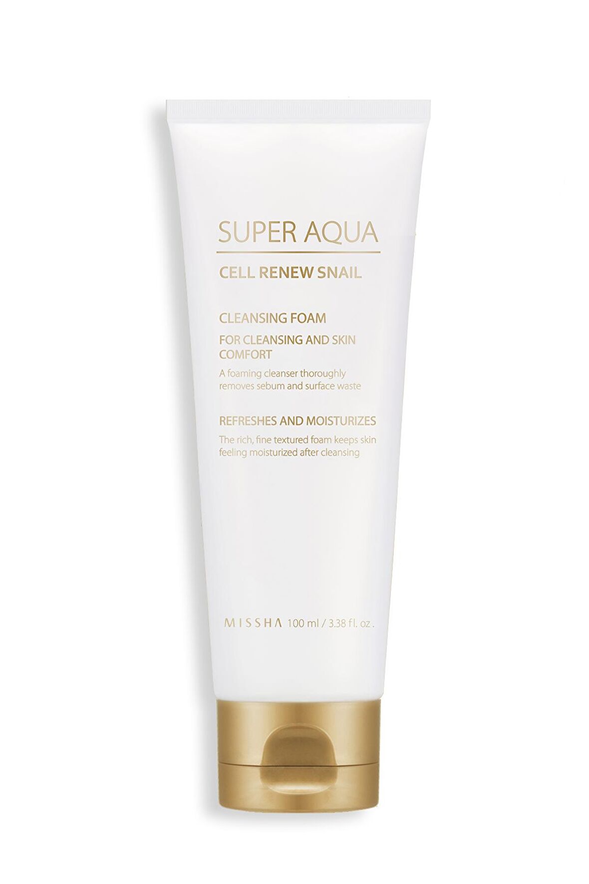 Missha Super Aqua Tüm Ciltler için Aydınlatıcı Yüz Temizleme Köpüğü 100 ml 