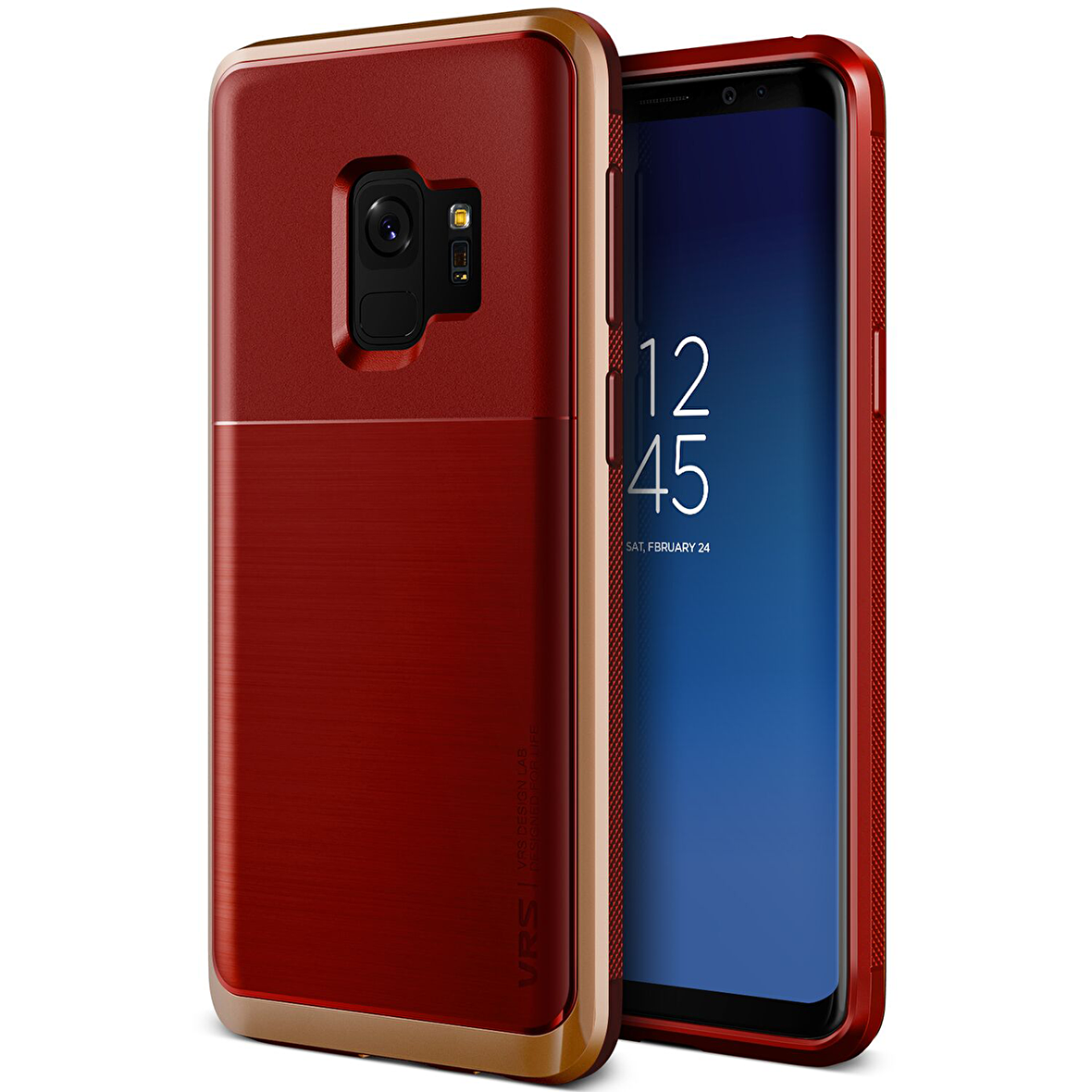 VRS Design Galaxy S9 High Pro Shield Kılıf Red Blush Gold