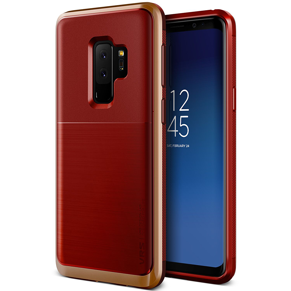 VRS Design Galaxy S9 Plus High Pro Shield Kılıf Red Blush Gold
