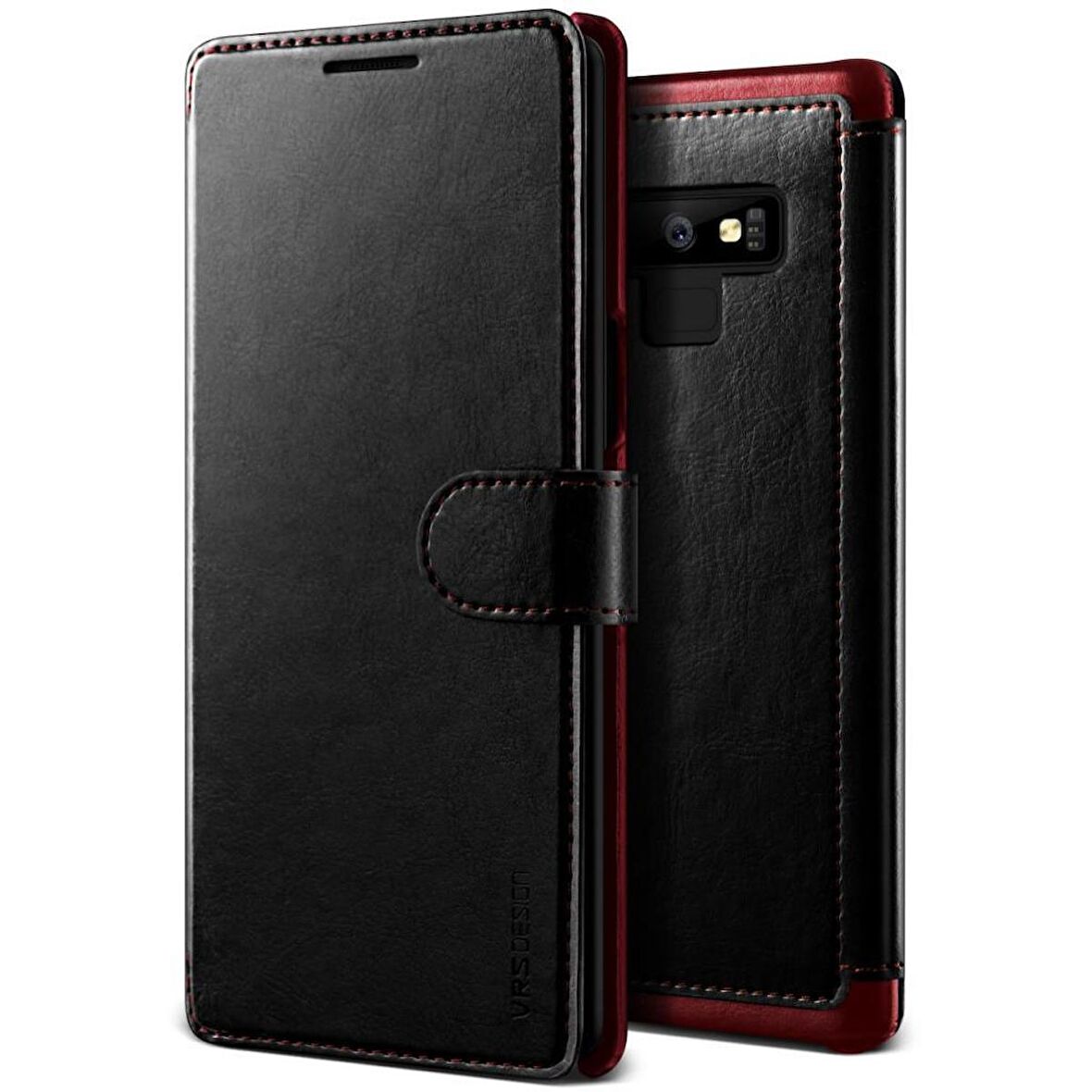 VRS Galaxy Note 9 Dandy Layered Kılıf Black Wine