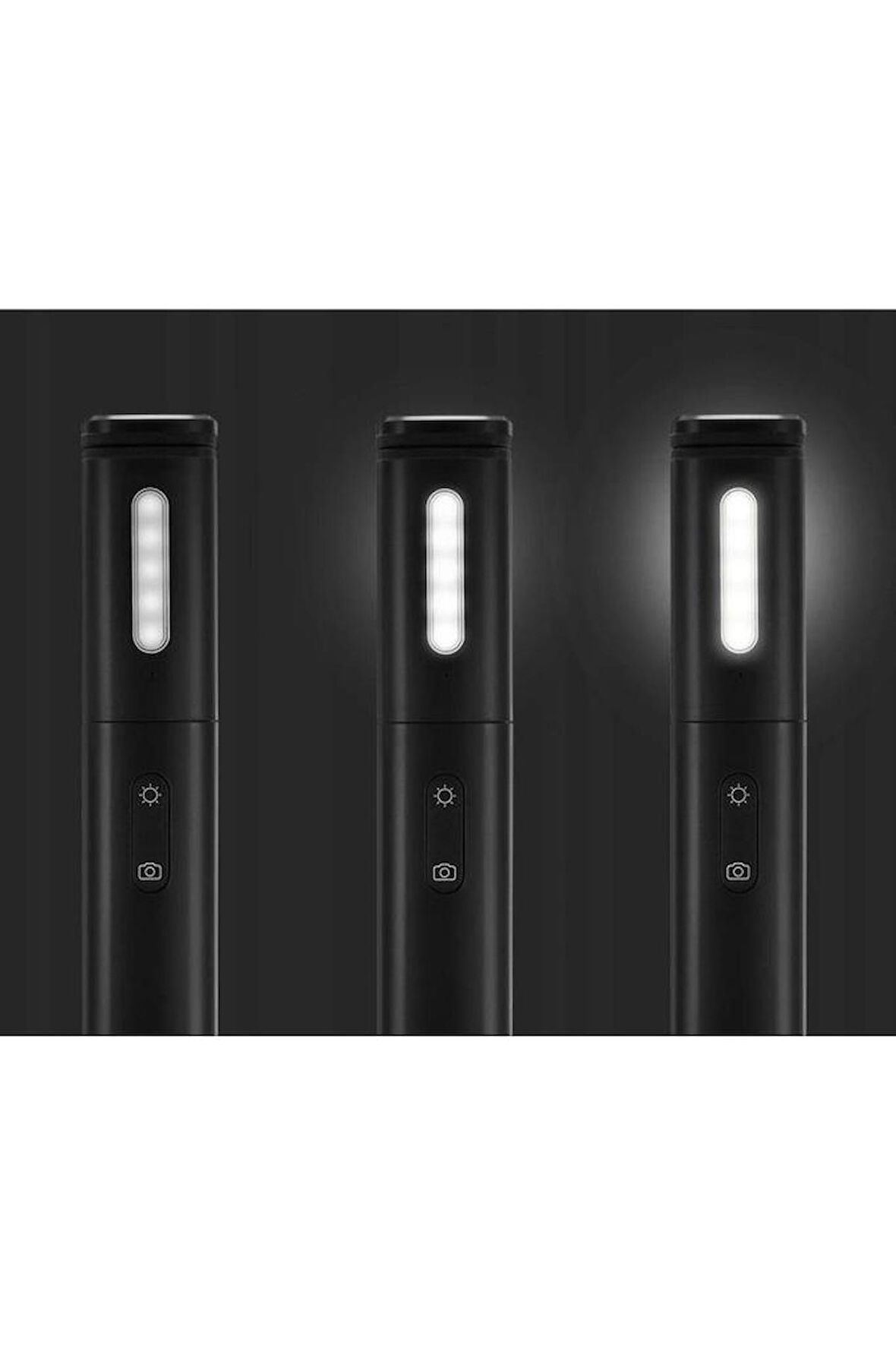 Spigen S550W Tripod Kumandalı Kablosuz Bluetooth Selfie Çubuğu 000MP26412 Siyah