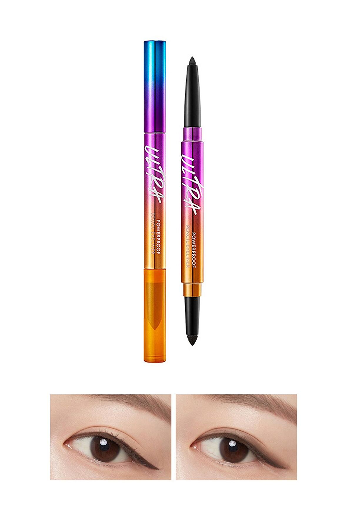 Suya Dayanıklı Kalıcı Jel Göz Kalemi Ultra Powerproof Pencil Eyeliner Ash Brown