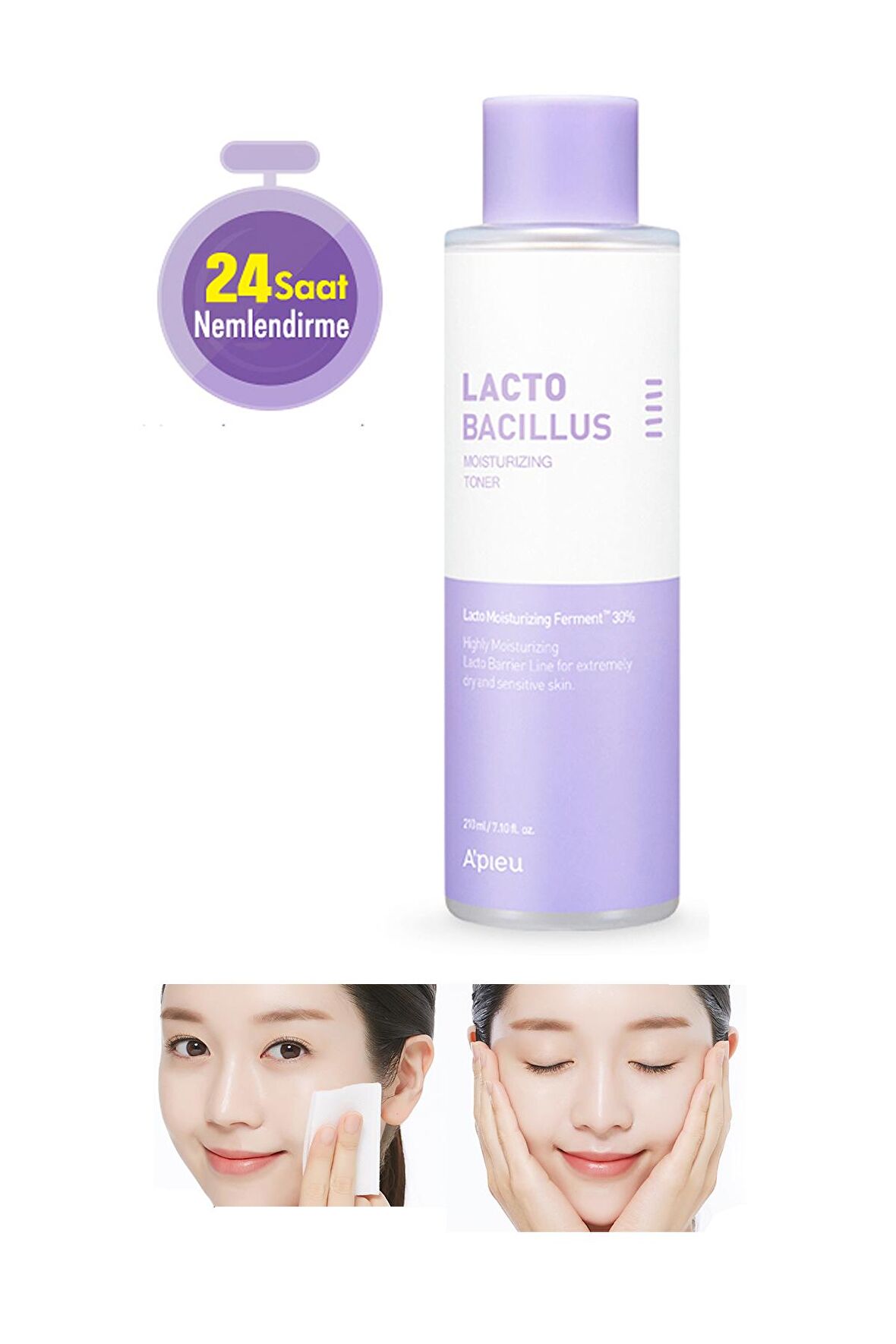 Kuru &Hassas Ciltlere Probiyotik İçeren Nemlendirici Tonik 210ml Lactobacıllus Moisturuzing Toner