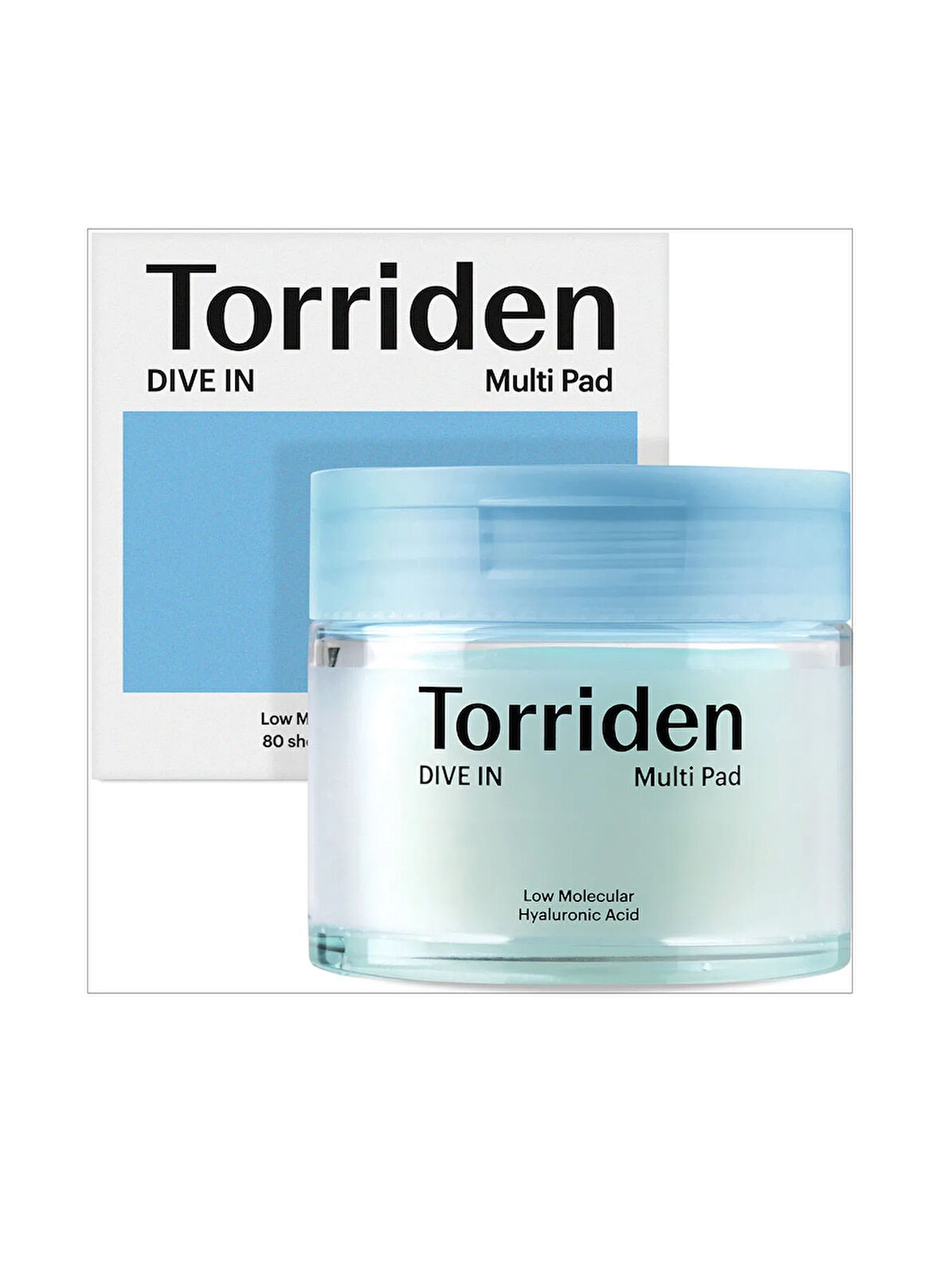 DIVE-IN Low Molecular Hyaluronic Acid Multi Pad 80li (5 Tip Mikro Hyaluronik Asitli Arındırıcı Nemlendirici Ped Maske) 145ml