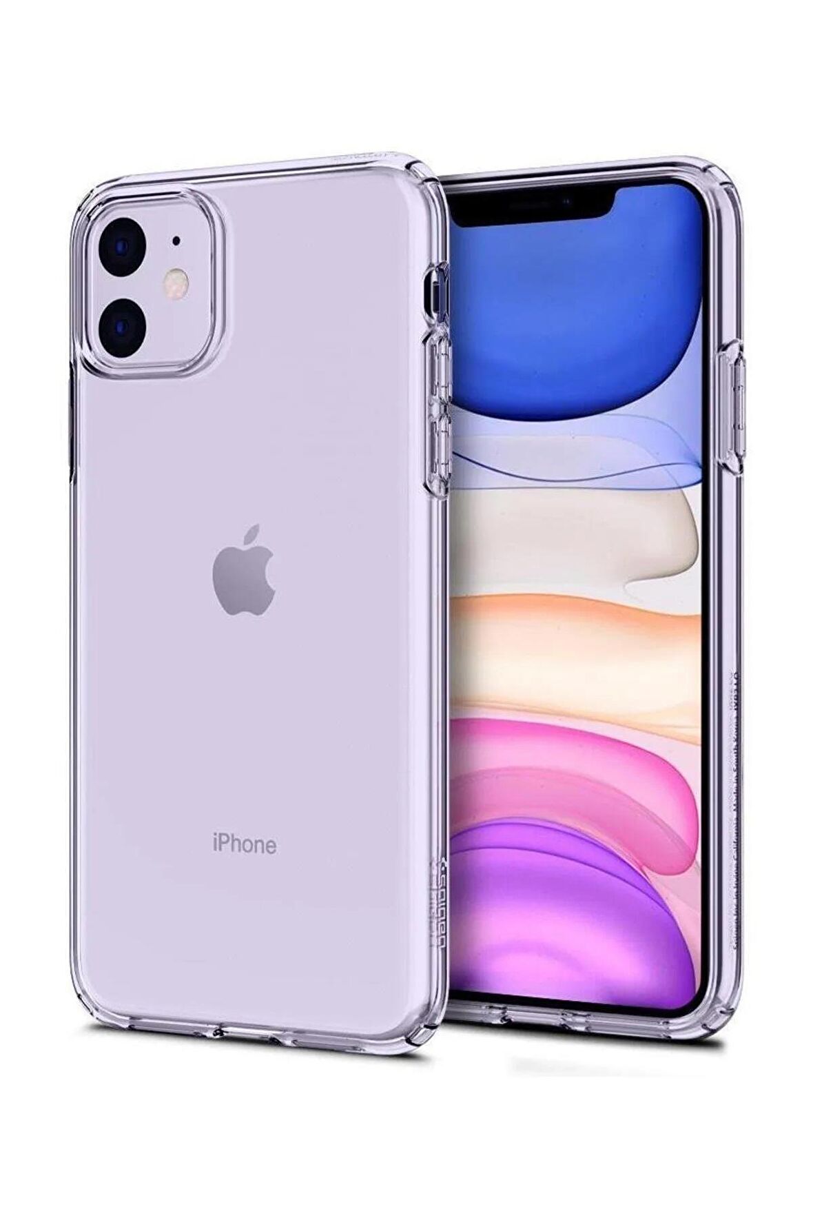 Spigen Apple Iphone 11 Pro Kılıf Liquid Crystal Clear 4 Tarafı Tam Koruma