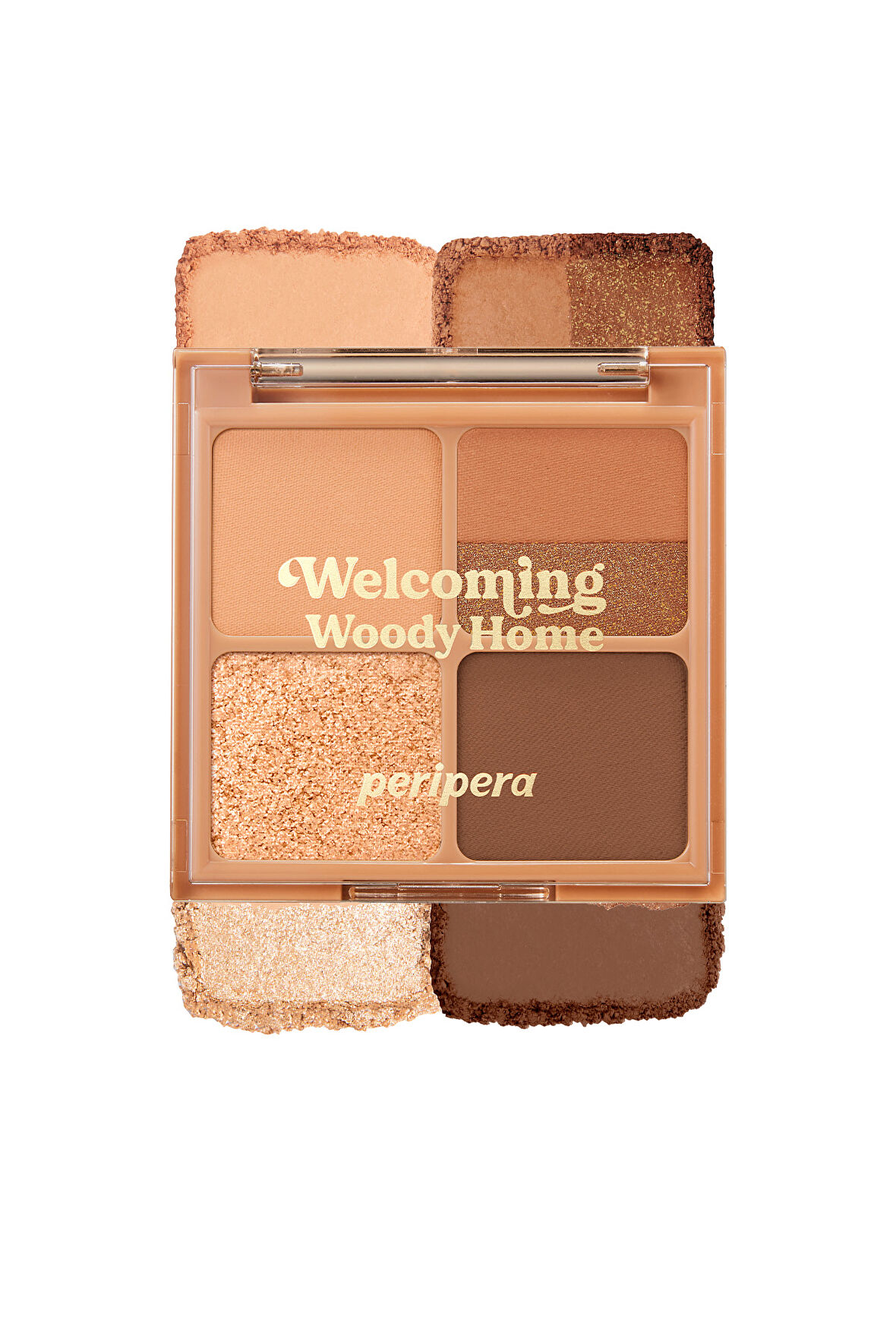 Mat ve Işıltılı Tonlarda 5'li Far Paleti Peripera Ink Pocket Shadow Palette (06Welcoming Woody Home)