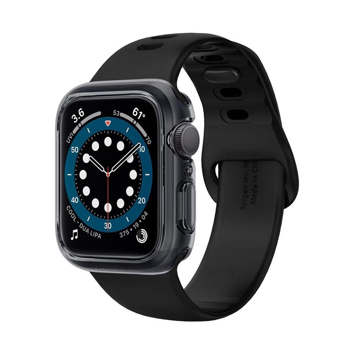 Spigen Apple Watch Seri 8/7/6(44mm) ile Uyumlu Kılıf Ultra Hybrid Space Crystal (360 Ekran Dahil Koruma) - ACS01838