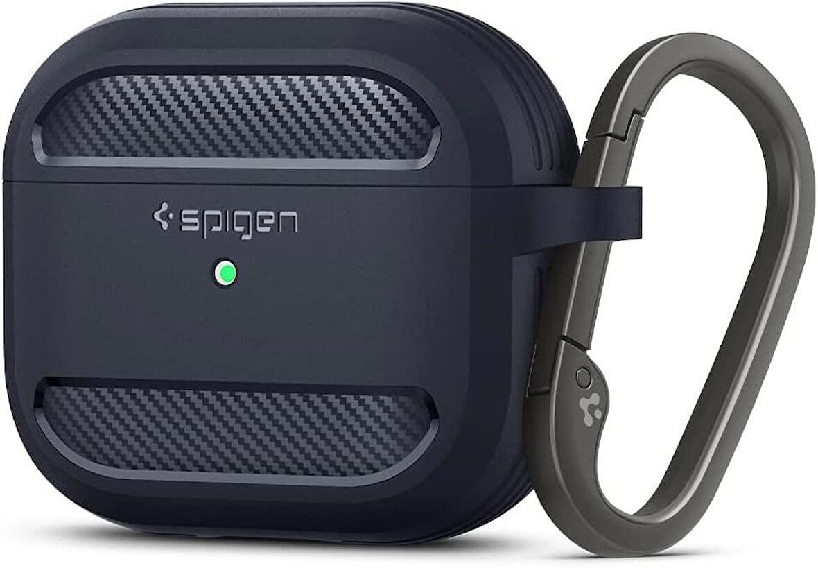 Spigen Apple AirPods (3. nesil) Kılıf Rugged Armor Charcoal Gray - ASD01980