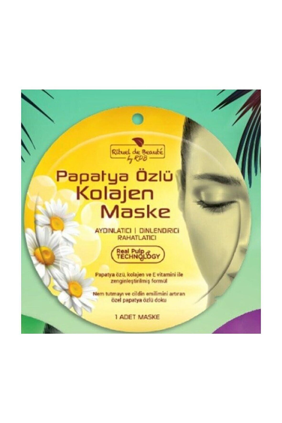 Papatya Kolajen Maske