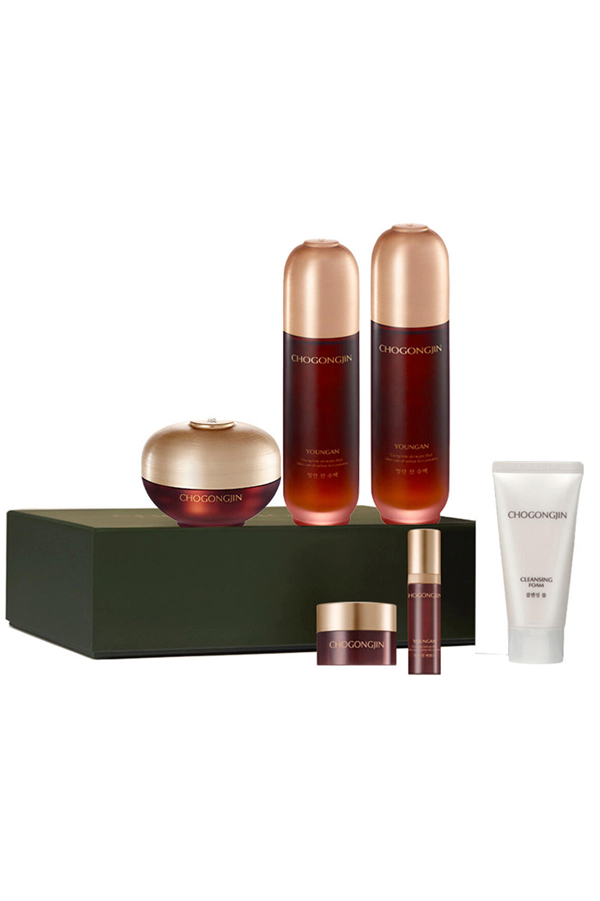 Total Yaşlanma Karşıtı Bakım Sunan Kırışıklık ve Sarkma Karşıtı Set CHOGONGJIN Youngan Skin Care Set