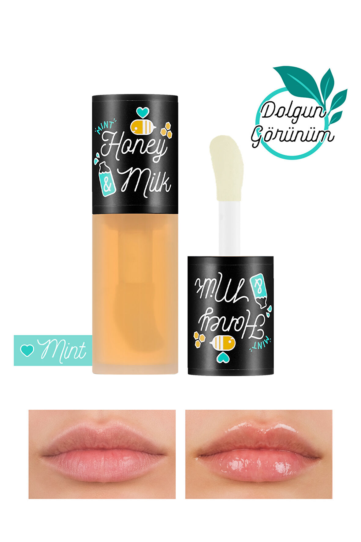 Bal ve Süt Özlü Besleyici Nane Aromalı Dudak Bakım Yağı A'PIEU Honey&Milk Lip Oil Light (Mint)