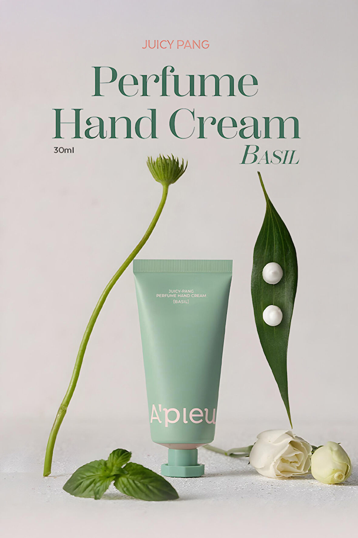 Shea Yağı İçeren Nemlendirici El Kremi A'PIEU Juicy Pang Perfume Hand Cream (Basil)