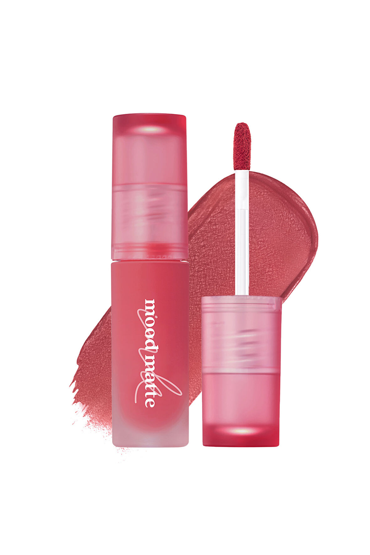 Mat Bitişli, Dolgun ve Pürüzsüz Görünüm Sunan Tint Peripera Ink Mood Matte Tint (06 Pink Dive)