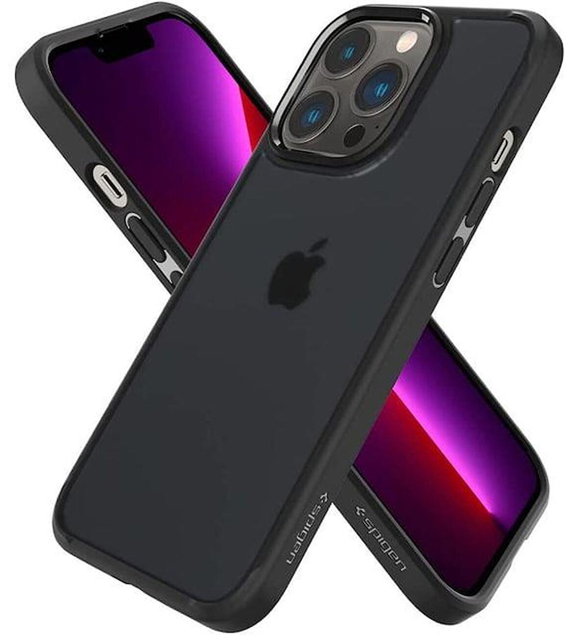 Spigen iPhone 13 Pro Kılıf Ultra Hybrid Matte Frost Black