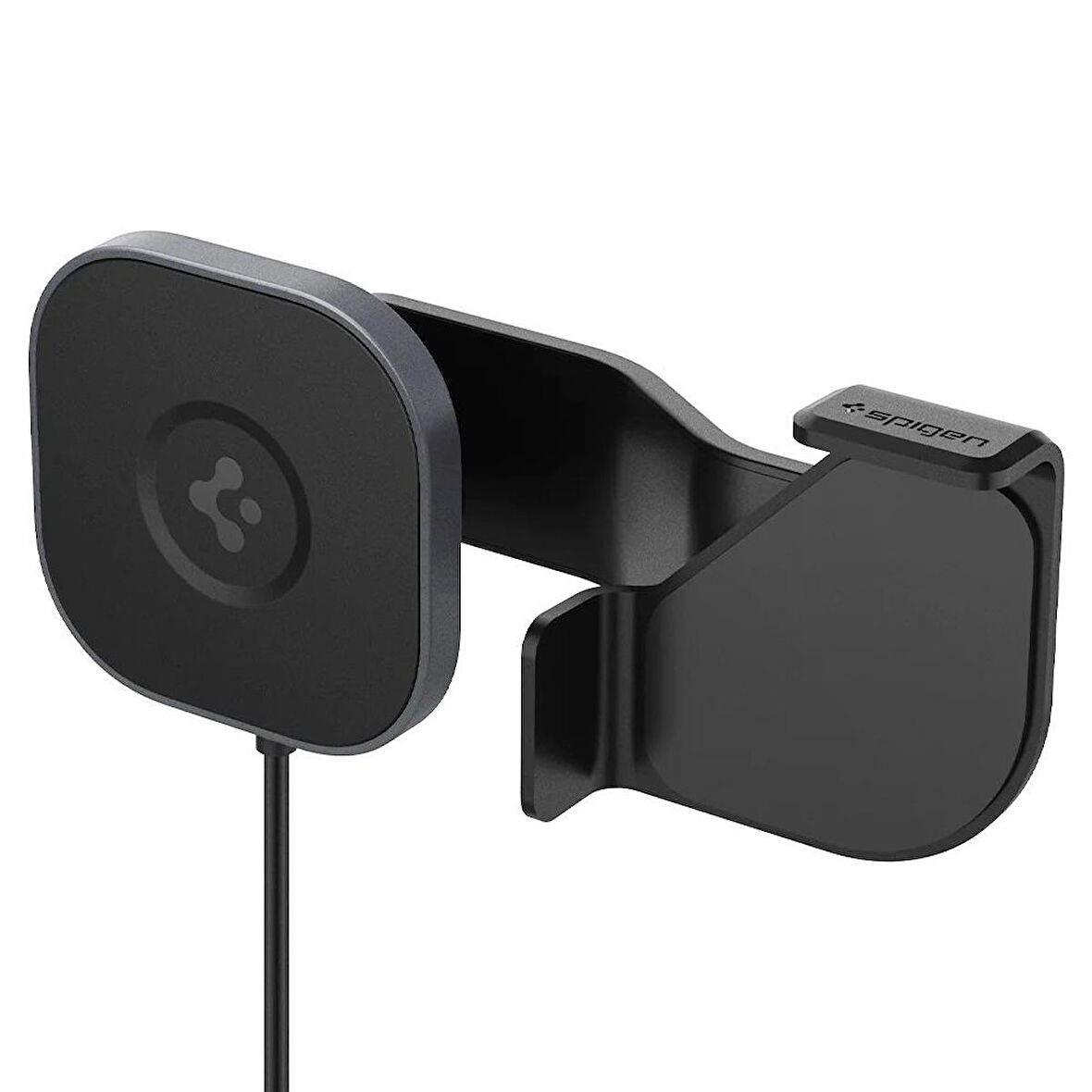 Spigen OneTap Pro Kablosuz Şarj Cihazı MagFit Tesla Model Y & 3 Uyumlu Ekran Üstü Araç Tutucu ITT90W
