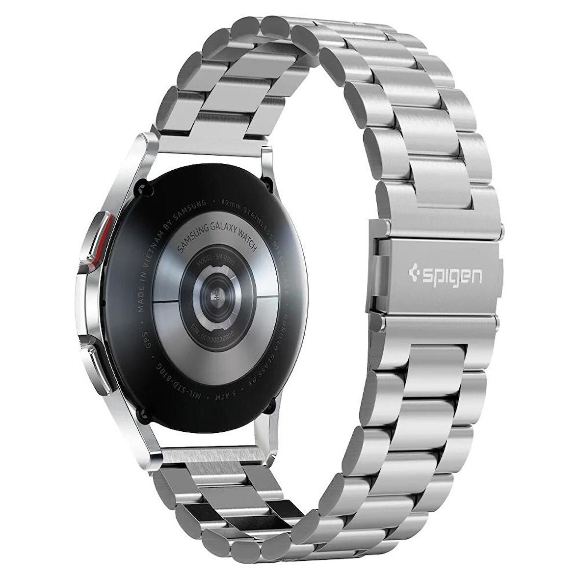 Spigen Samsung Galaxy Watch Serisi (40mm / 41mm / 42mm / 43mm / 44mm / 45mm / 46mm / 47mm) Kayış Kordon, Spigen Band Modern Fit (20mm)