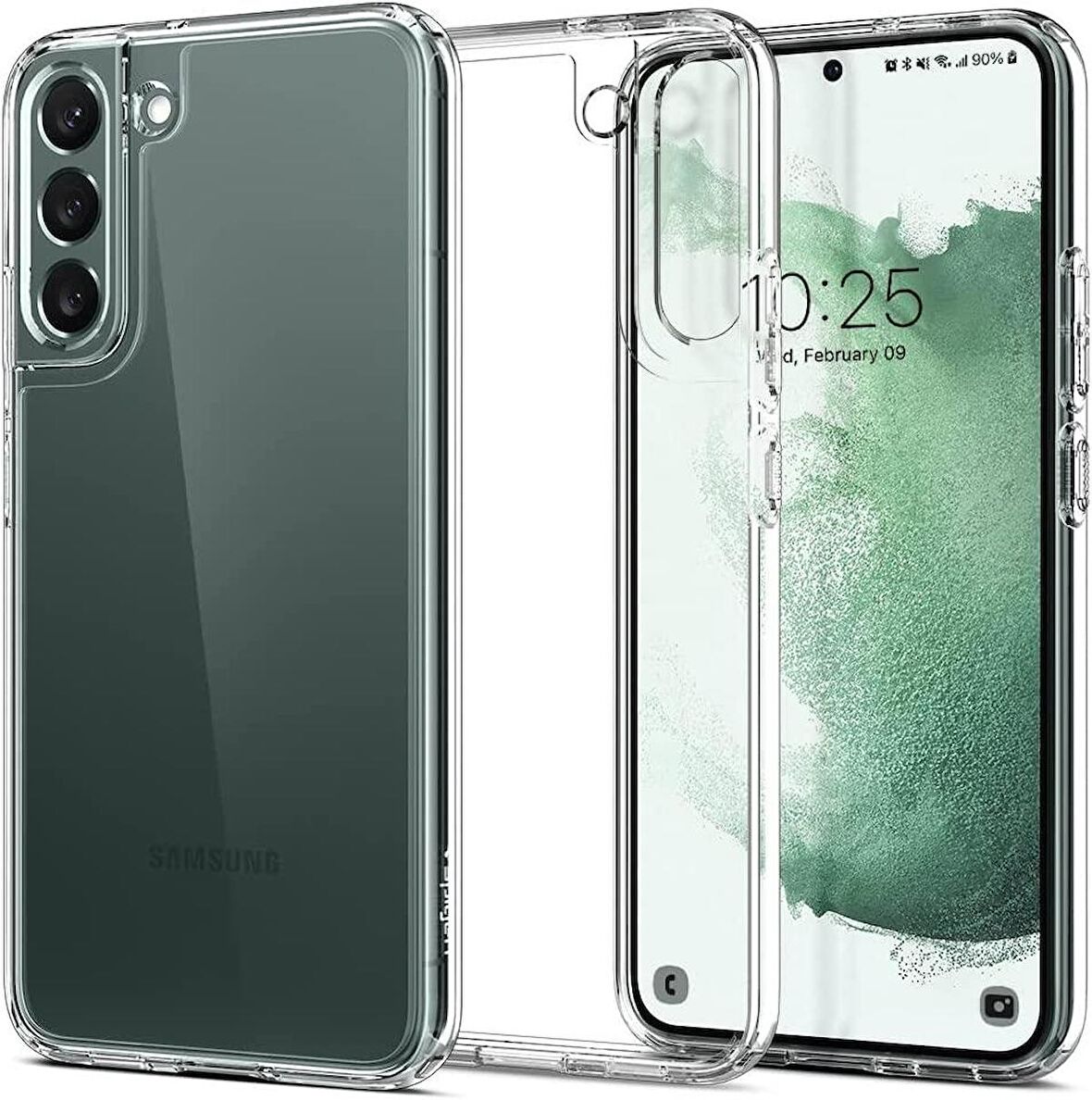 Spigen Galaxy S22 Plus 5G Kılıf, Spigen Ultra Hybrid Crystal Clear