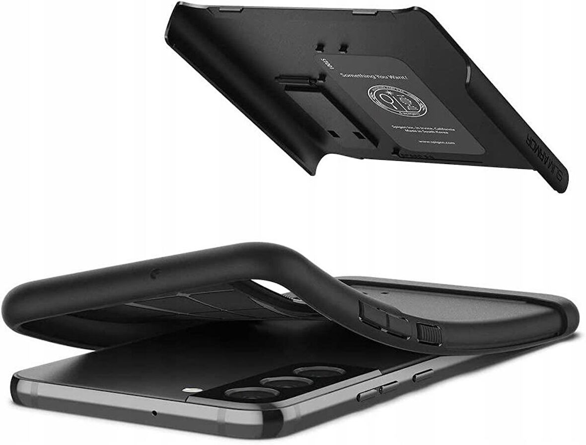 Spigen Galaxy S22 Plus 5G ile Uyumlu Kılıf Slim Armor Black