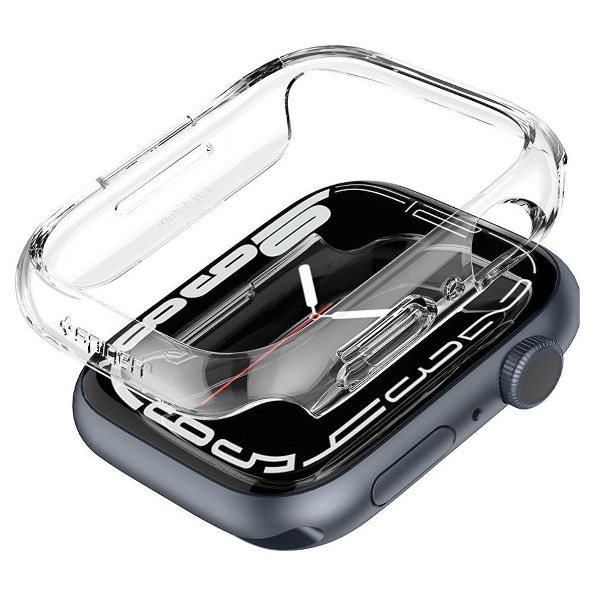 Spigen Apple Watch Seri 9/8/7 (45mm) Uyumlu Kılıf , Spigen Thin Fit