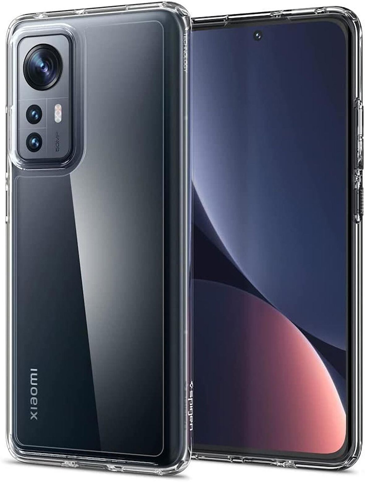 Spigen Xiaomi 12 / 12T Kılıf Ultra Hybrid Crystal Cl