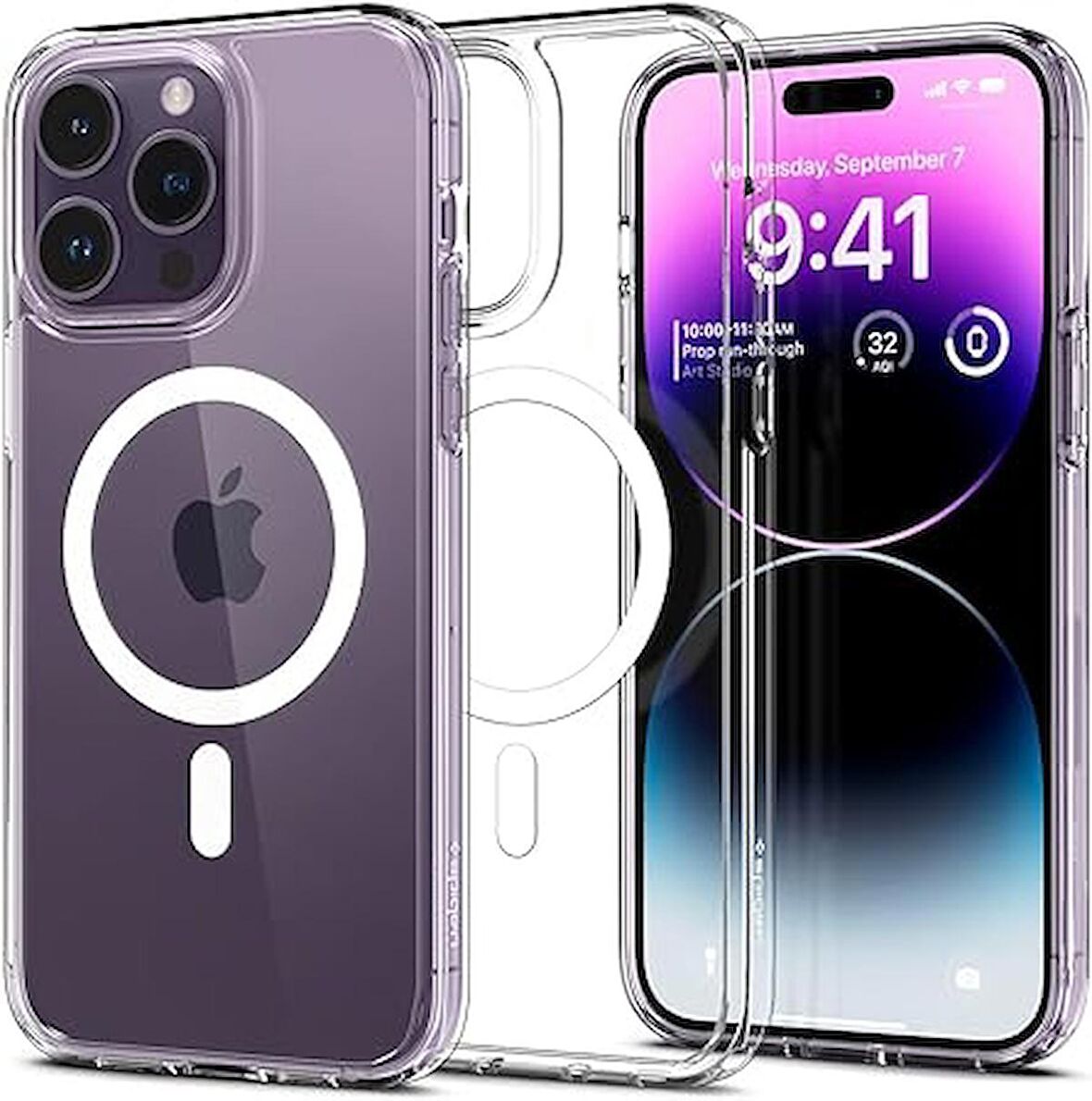Spigen Apple iPhone 14 Pro Max Kılıf Ultra Hybrid MagFit (Magsafe Uyumlu) White - ACS04825