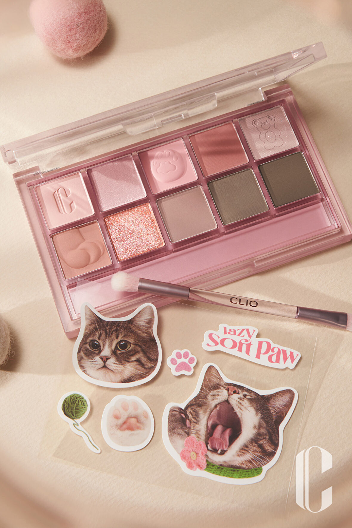 Çok Fonksiyonlu Far Paleti Clio Pro Eye Palette (20 Lazy Soft Paw)(Koshort in Seoul Limited)