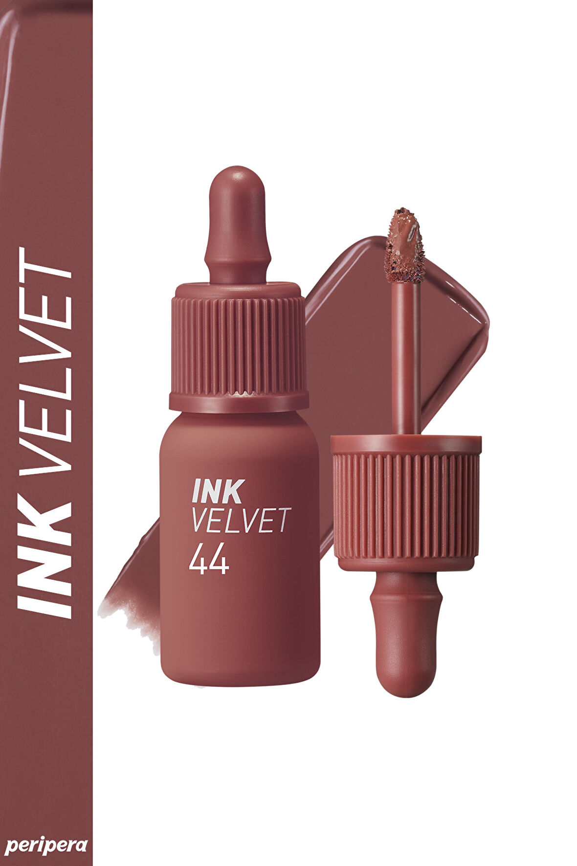 Yüksek Pigmentli, Kadife Görünümlü, Gün Boyu Kalıcı Tint Peripera Ink Velvet (#44 Chestnut Nude)