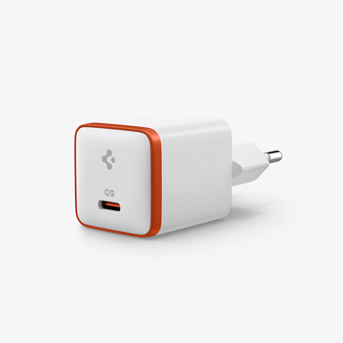 Spigen 30W USB-C Mini Adaptör - Samsung PPS Destekli Hızlı Şarj Aleti iPhone & Android & iPad & MacBook Type-C EE301 White - ACH08449