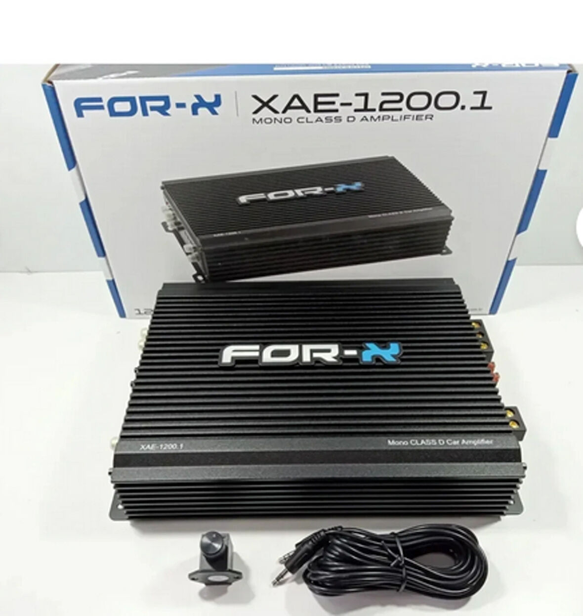 FOR-X XAE-1200.1-1 X 1200W GERÇEK RMS-KALİTELİ PROFESYONEL BAS KUMANDALI MONO ANFİ